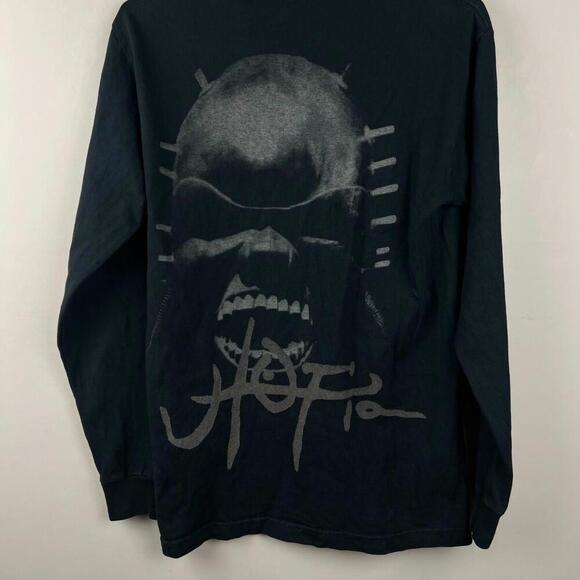 Travis Scott UTOPIA HOFFMAN Long Sleeve T-Shirt Size S Black Skull Graphic 2023 - Picture 1 of 4